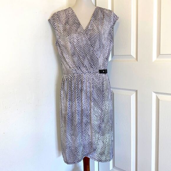 Michael Kors Elastic Waist with Logo Details Sleeveless Dress - Picture 1 of 5